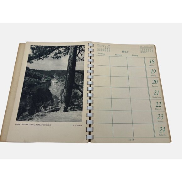 New York State 1948 Calendar & Engagement Book Junior Chamber of Commerce Jaycee - Picture 7 of 9